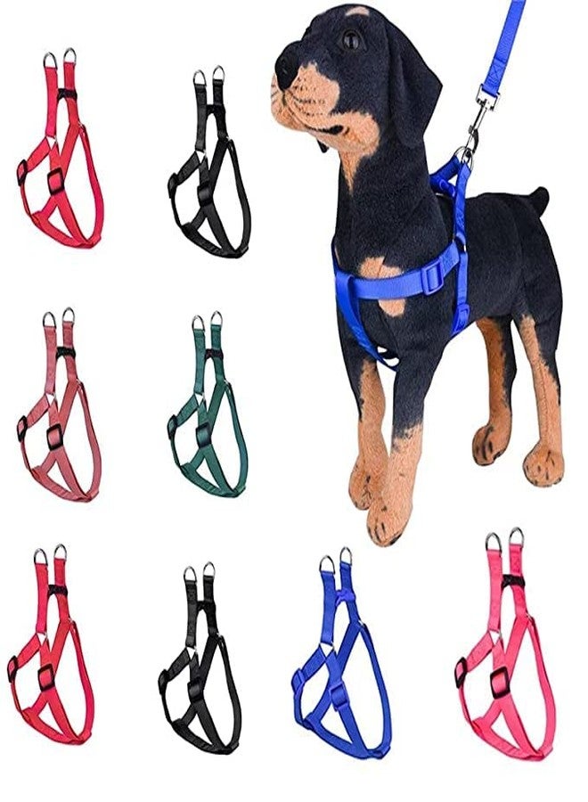 Pups&Pets Puppy 15 MM Nylon Adjustable Leash with 0.5 Inch Harness Set for Small & Medium Dogs - Purple - Image 5
